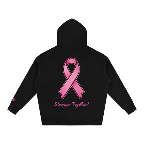 "Stronger Together" Breast Cancer Awareness Hoodie