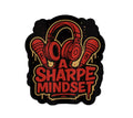 A Sharpe Mindset Die-Cut Logo Sticker