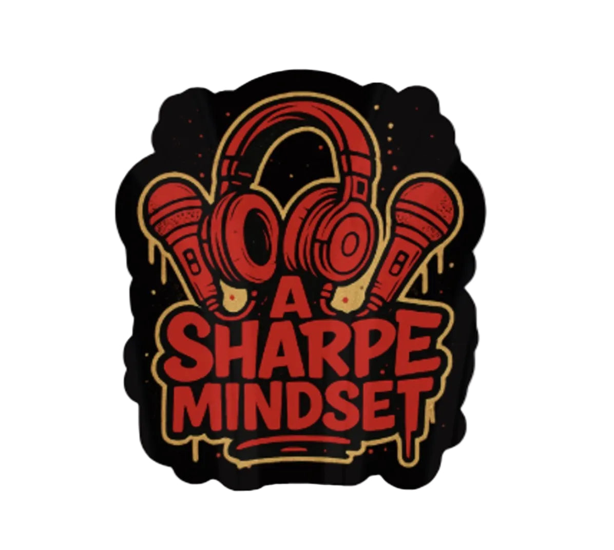 A Sharpe Mindset Die-Cut Logo Sticker
