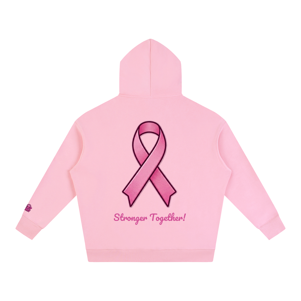"Stronger Together" Breast Cancer Awareness Hoodie